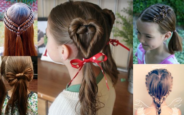 фото детских причесок для девочек на длинные волосы 2